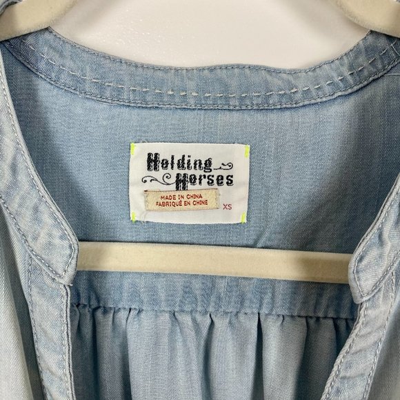 Anthropologie Button up shirt, XS. - Picture 4 of 4